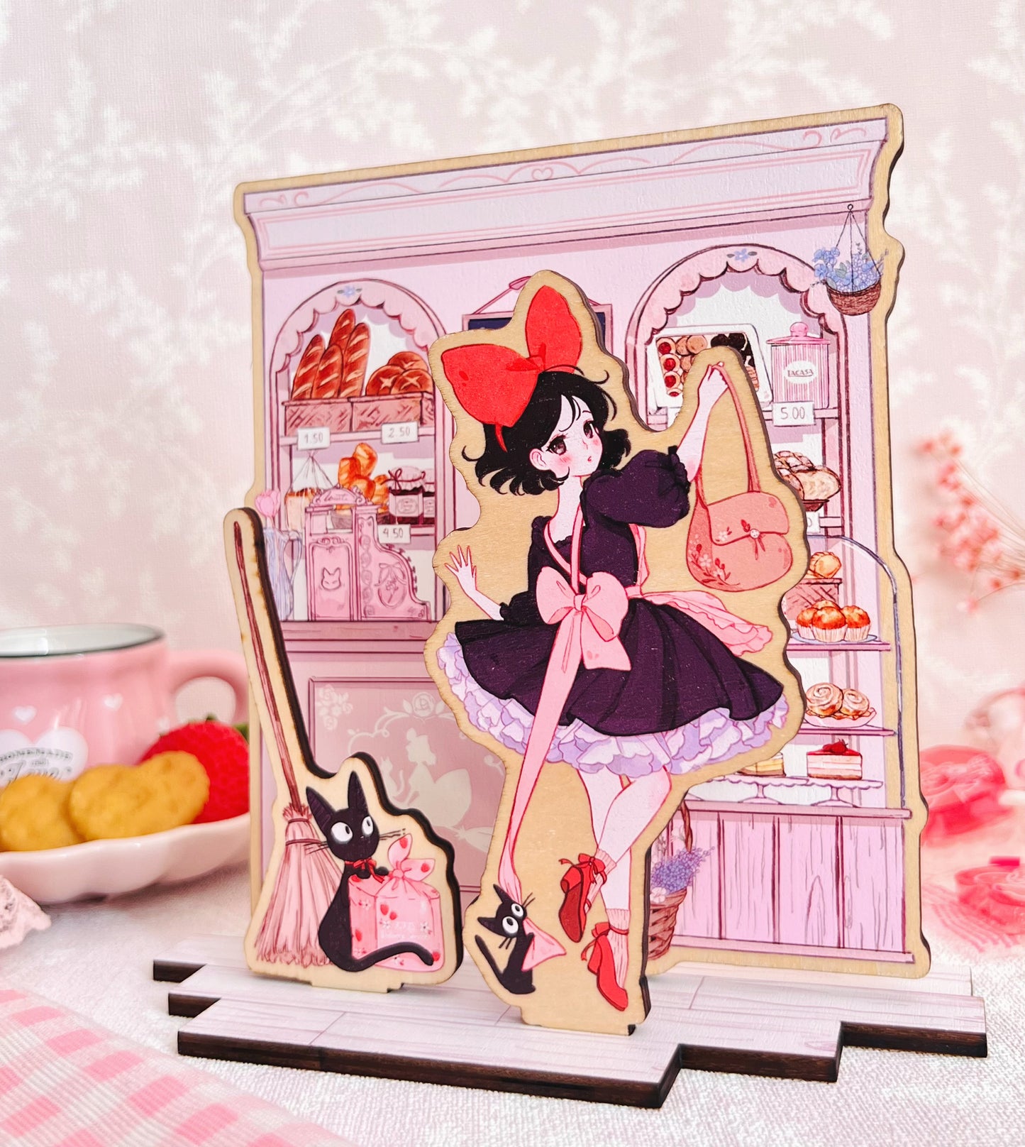 Kiki bakery wood standee (new)