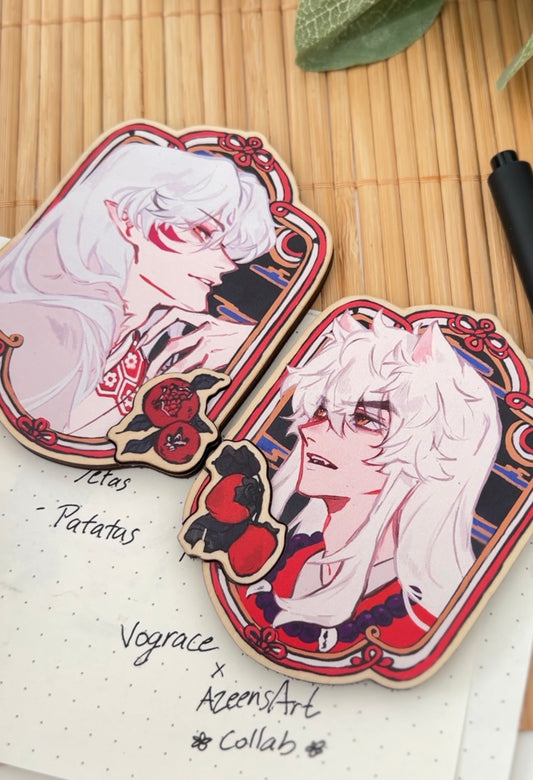 Inuyasha and Sesshomaru magnets