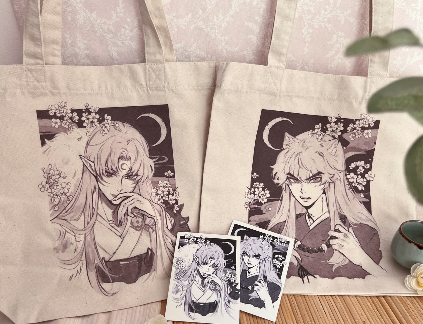 Inuyasha + Sesshomaru totebag