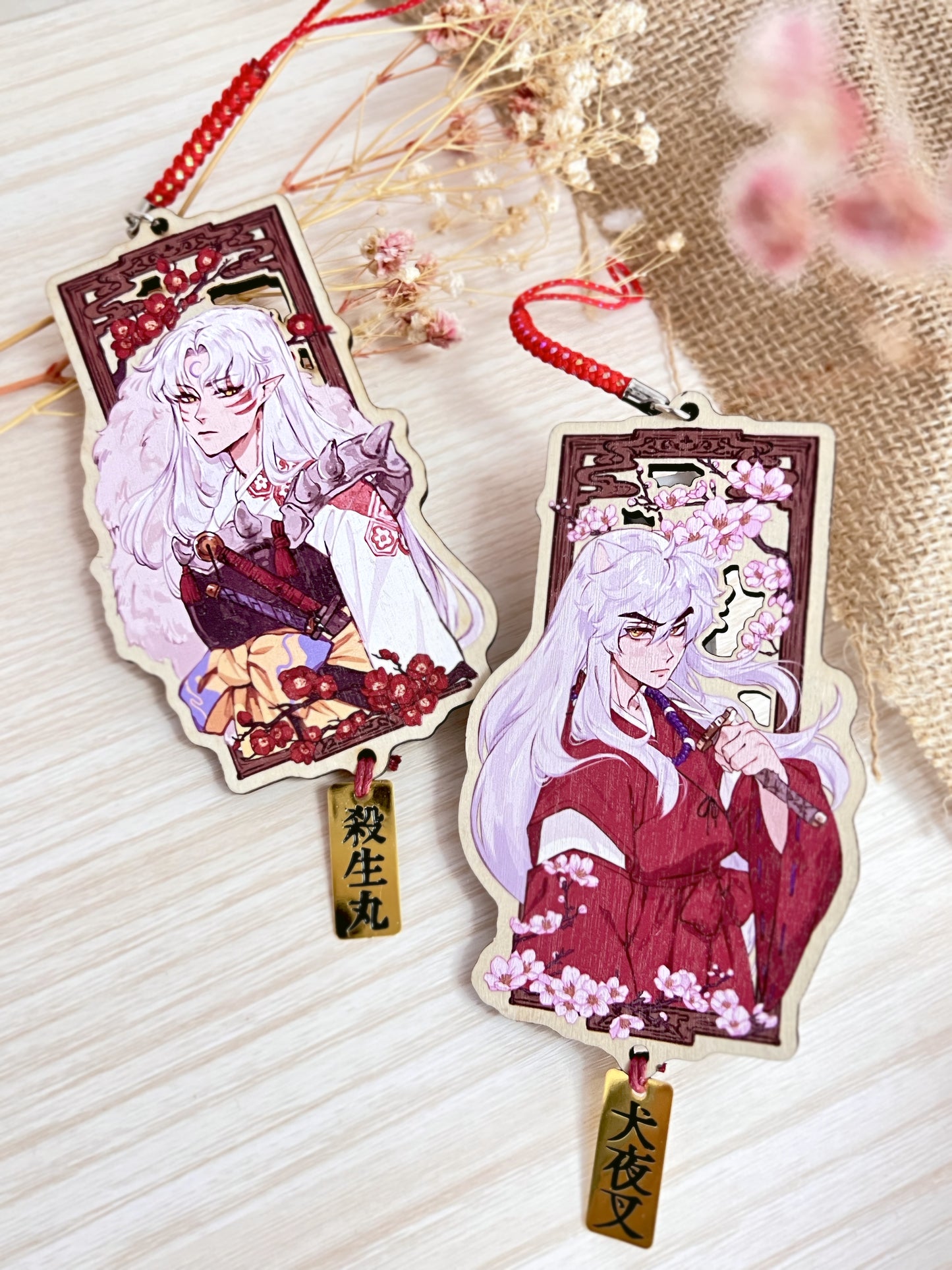 Inuyasha and Sesshomaru amulets