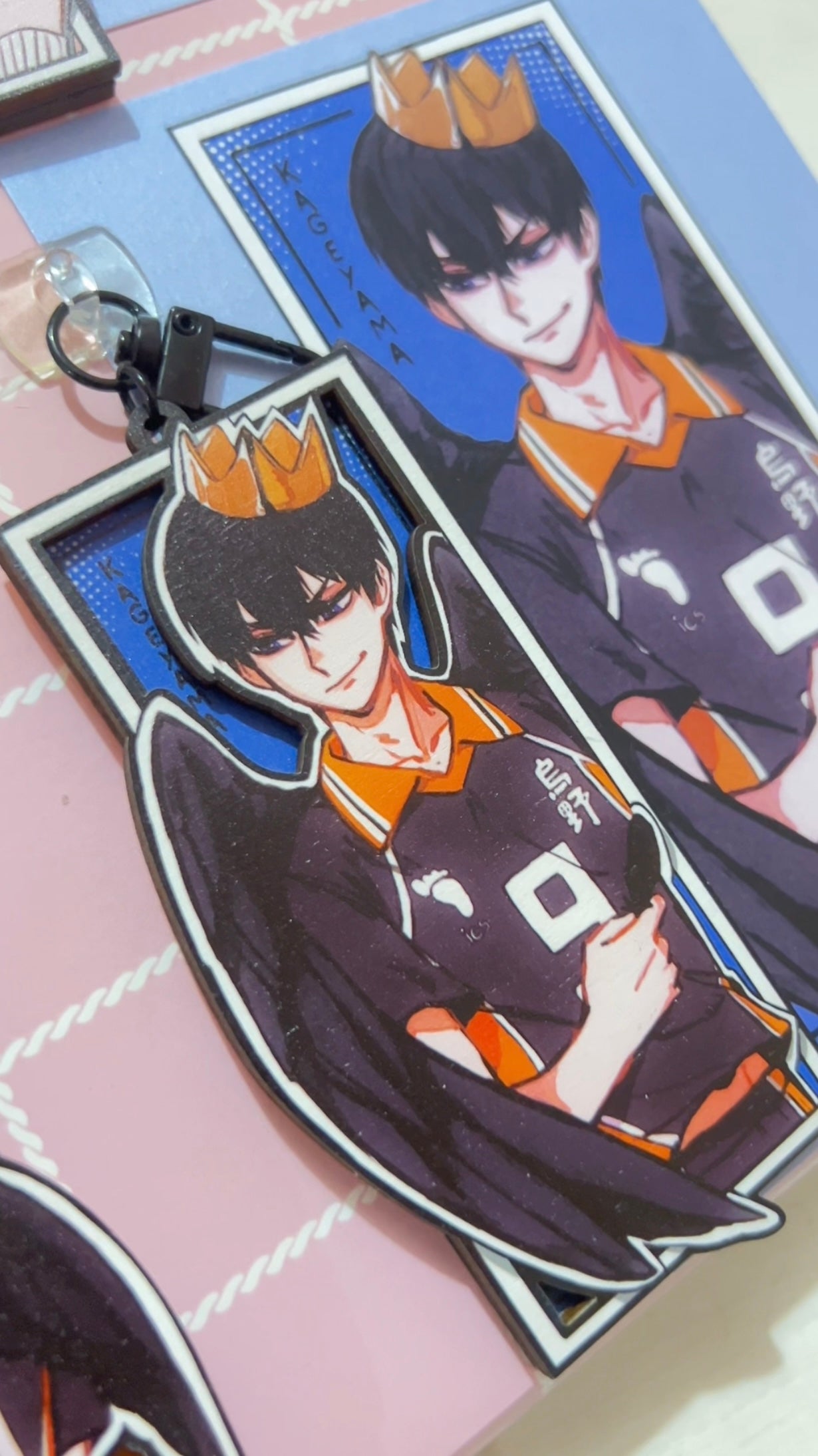 Haikyuu 3D wood Keychains