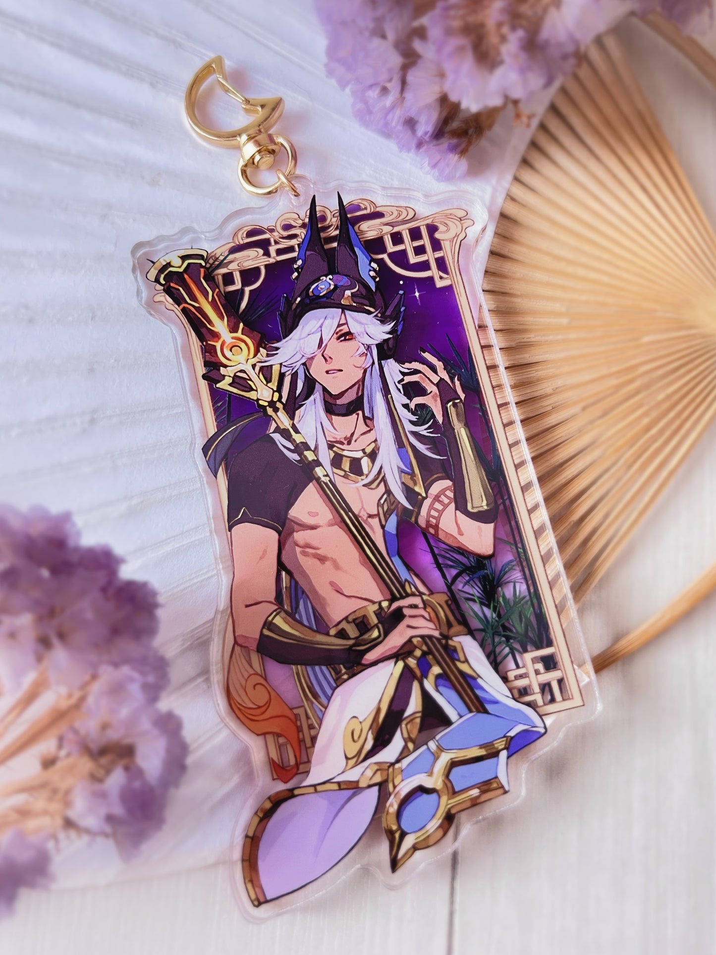 Genshin impact 3D acrylic keychain