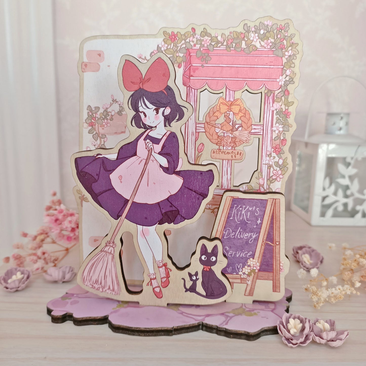 Kiki wood standee old